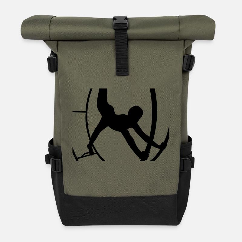 Rhönrad - Rolltop Rucksack - Olive/Schwarz