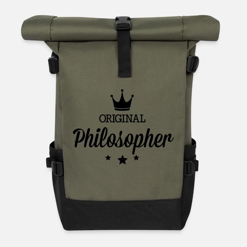 Original 3 étoiles luxe philosophe - Sac à dos roll top - olive/noir