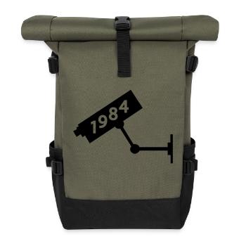 1984 - Roll Top Backpack - olive/black - Front