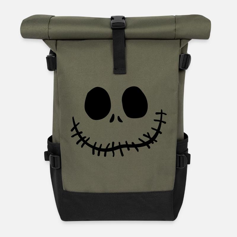 jack o'lantern - Sac à dos roll top - olive/noir