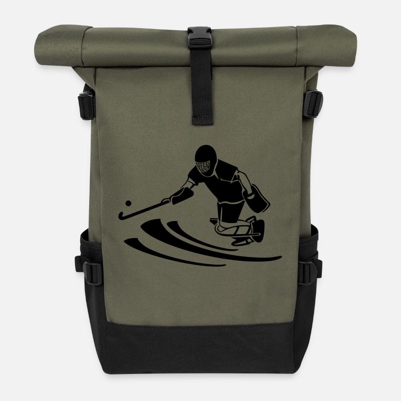 Torwart - Rolltop Rucksack - Olive/Schwarz