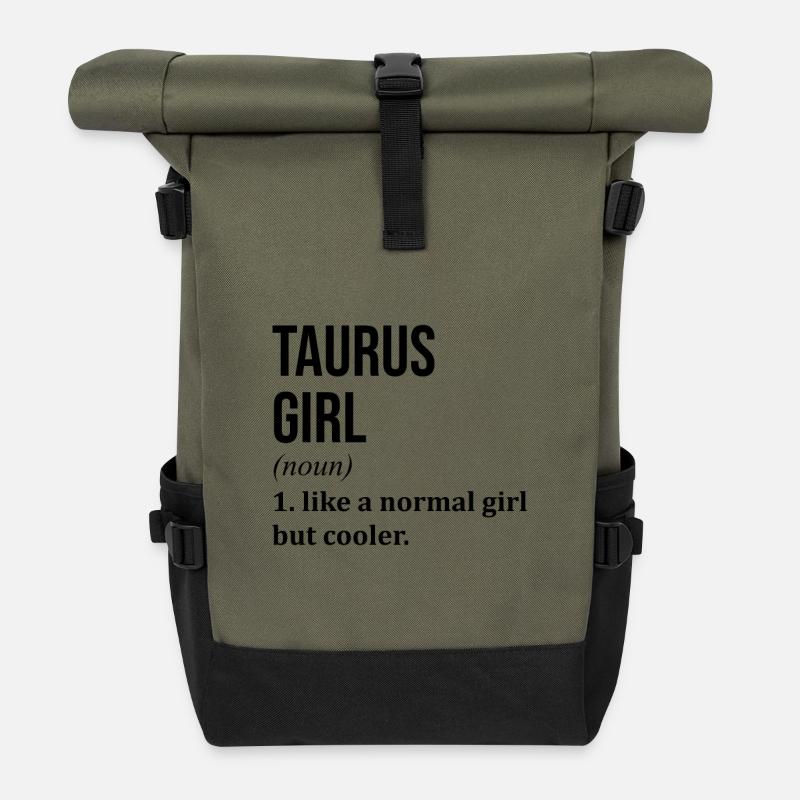 Stier - Rolltop Rucksack - Olive/Schwarz