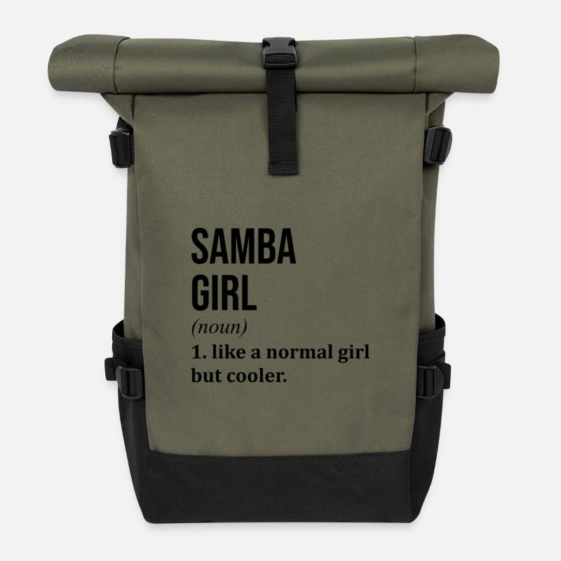 Samba - Sac à dos roll top - olive/noir