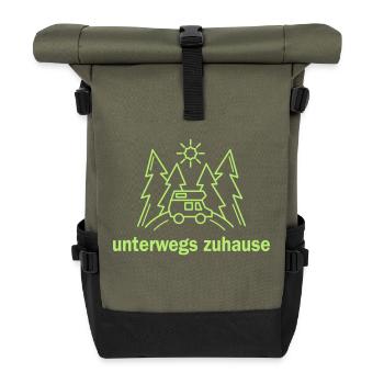Final DS 32266 - Rolltop Rucksack - Olive/Schwarz - Vorne