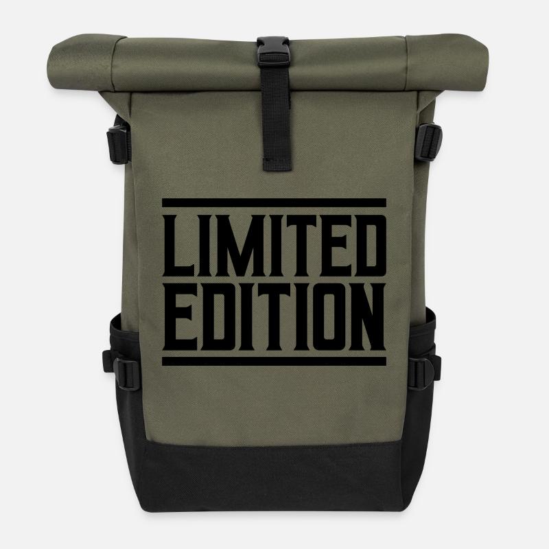limited edition - Rolltop Rucksack - Olive/Schwarz