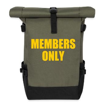 Members only - Sac à dos roll top - olive/noir - Devant