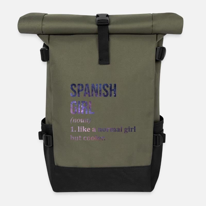 Espagne - Sac à dos roll top - olive/noir