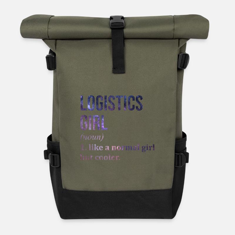 Logistik - Rolltop Rucksack - Olive/Schwarz