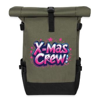 Équipage de Noël - Sac à dos roll top - olive/noir - Devant