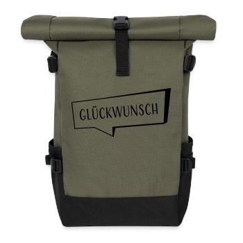 Félicitations - Sac à dos roll top - olive/noir - Devant