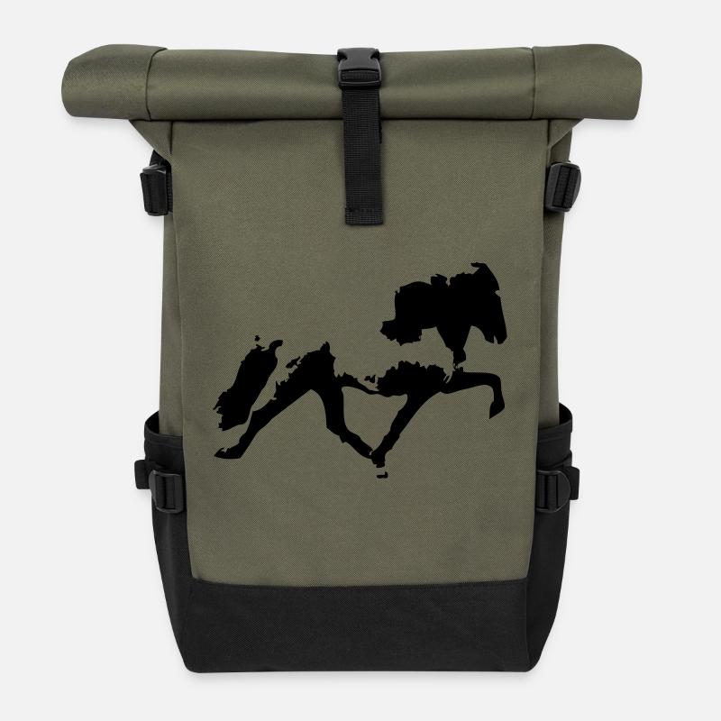 Tölter - Rolltop Rucksack - Olive/Schwarz
