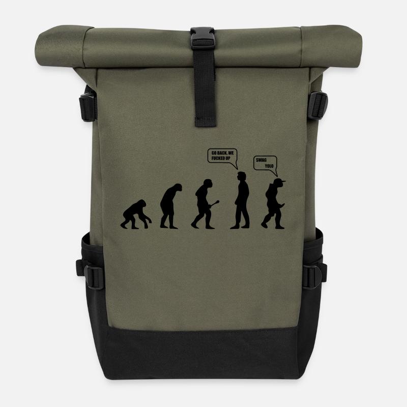 Swag Yolo Evolution - Rolltop Rucksack - Olive/Schwarz