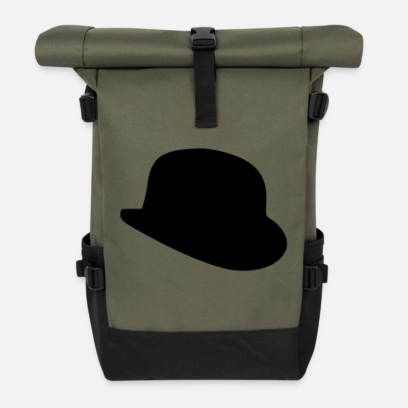 Hut - Rolltop Rucksack - Olive/Schwarz