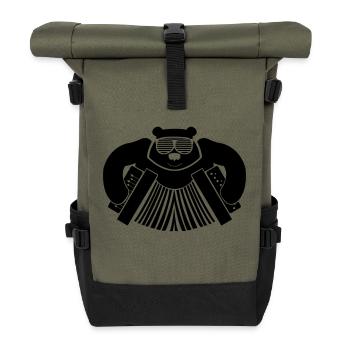 baer_musik - Sac à dos roll top - olive/noir - Devant