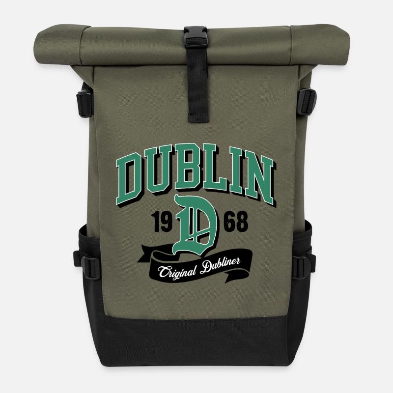 Dublin Original Dubliner - Sac à dos roll top - olive/noir