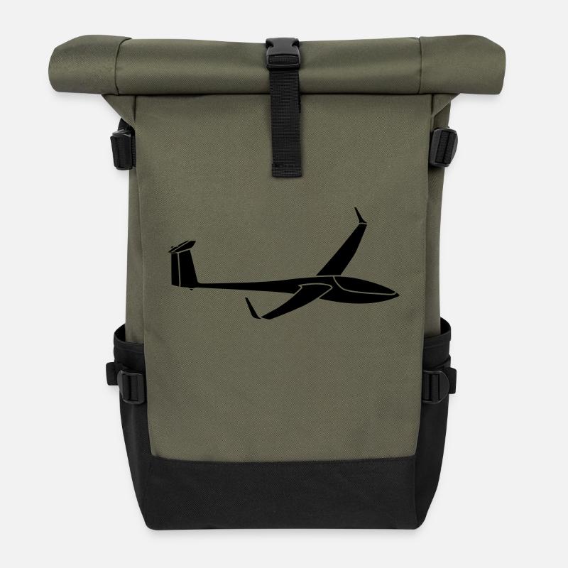 DG800 - Rolltop Rucksack - Olive/Schwarz