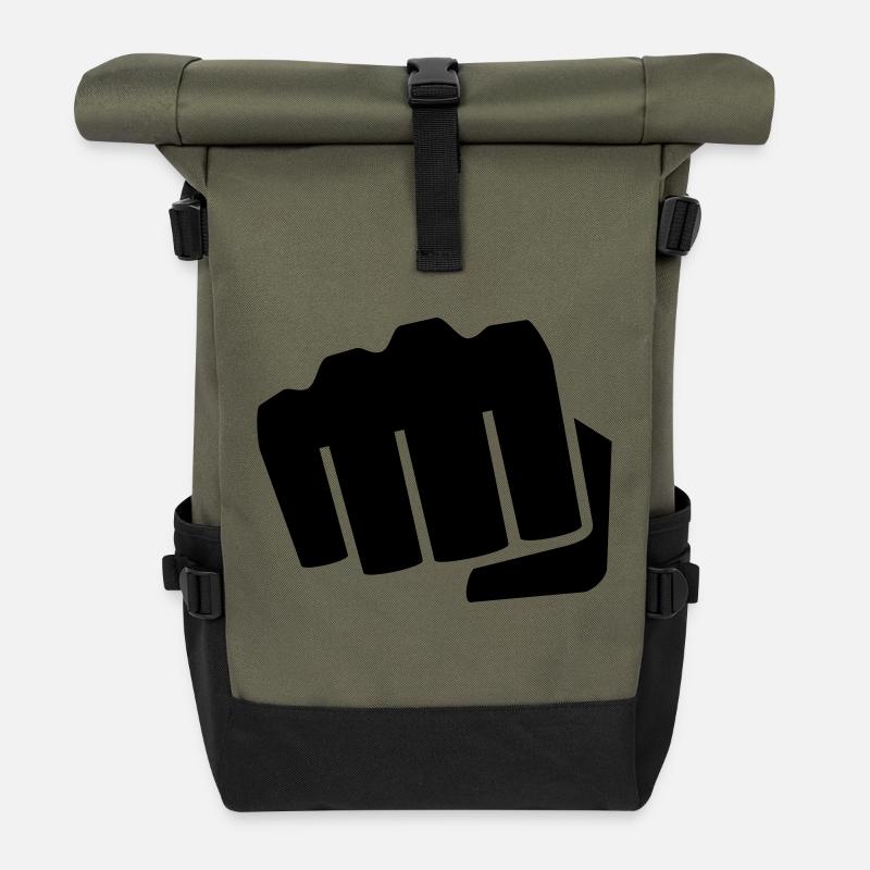 Faust - Rolltop Rucksack - Olive/Schwarz