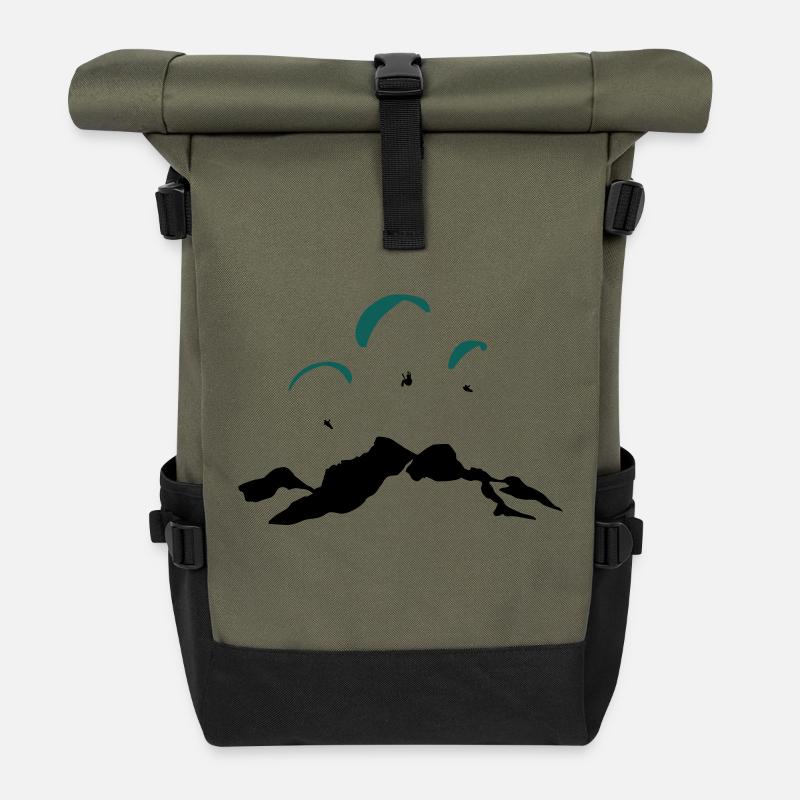 Paragliding Tennengebirge - Roll Top Backpack - olive/black