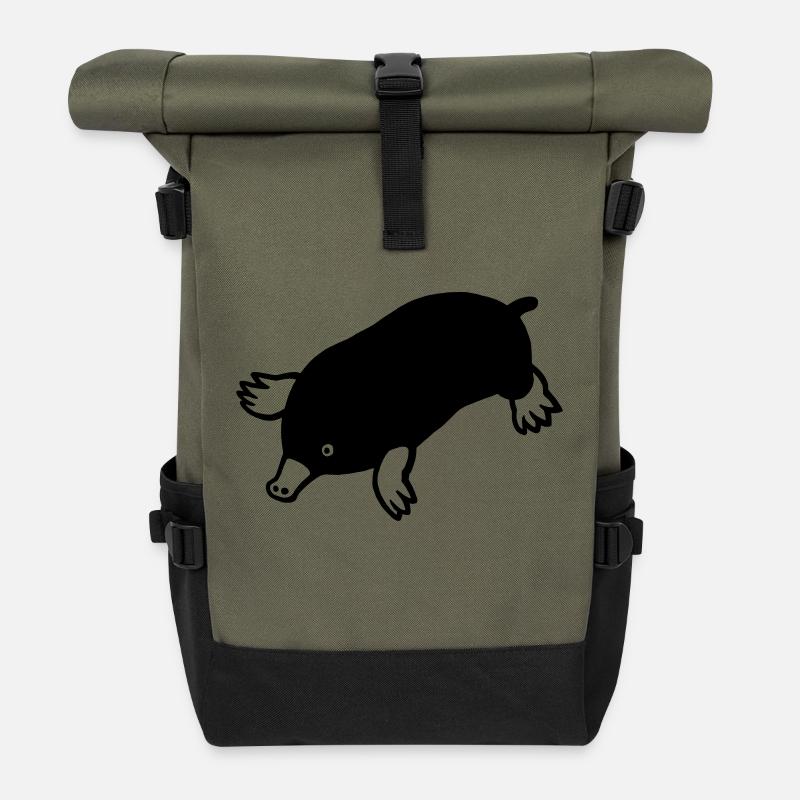 Maulwurf - Rolltop Rucksack - Olive/Schwarz
