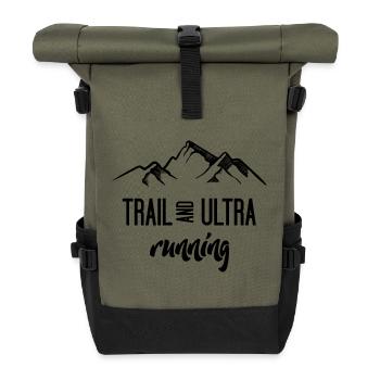 Trail Running et Ultra Running - Sac à dos roll top - olive/noir - Devant