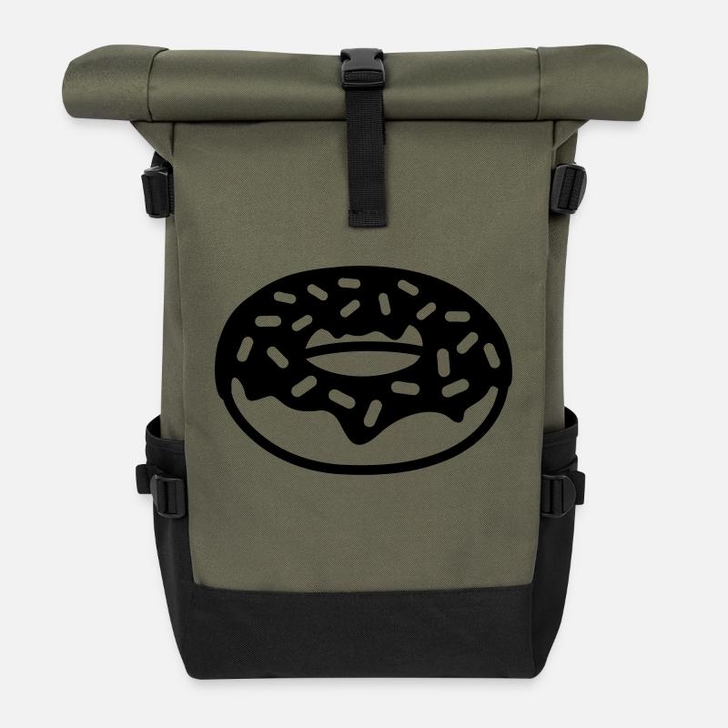 Donut - Rolltop Rucksack - Olive/Schwarz