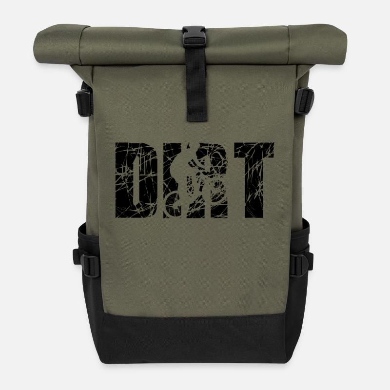 Dirt Jump - Rolltop Rucksack - Olive/Schwarz