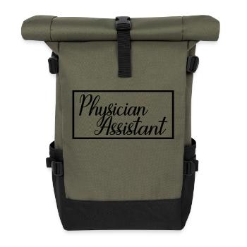 Cadeau d’adjoint au médecin fier - Sac à dos roll top - olive/noir - Devant