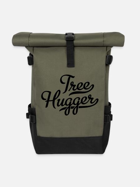 Tree Hugger - Rolltop Rucksack - Olive/Schwarz