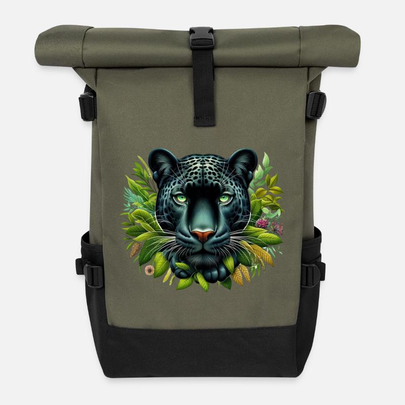 Panther - Rolltop Rucksack - Olive/Schwarz