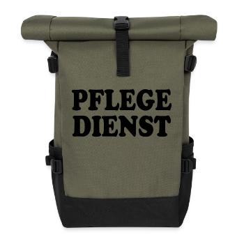 Nursing - Roll Top Backpack - olive/black - Front