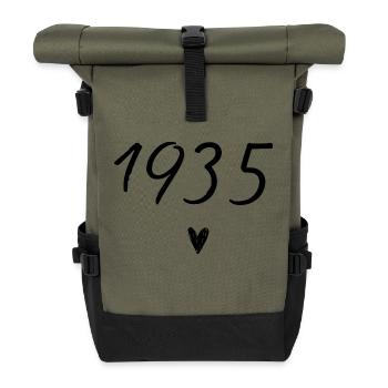 Herzjubiläum 1935 - Rolltop Rucksack - Olive/Schwarz - Vorne