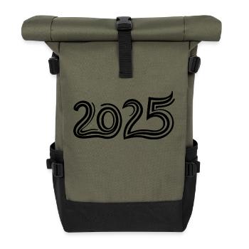 2025 - Rolltop Rucksack - Olive/Schwarz - Vorne