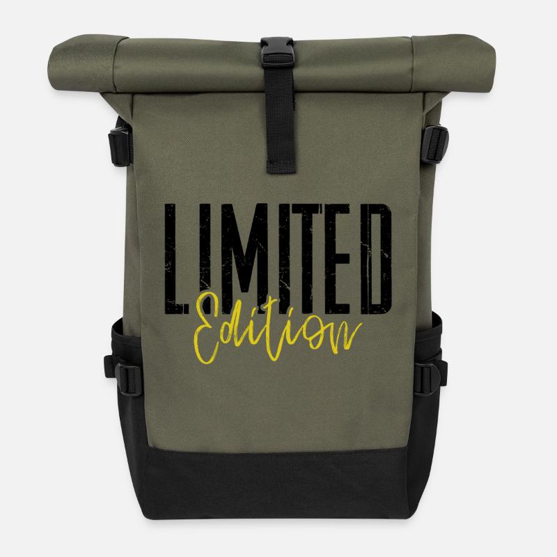 limited edition - Rolltop Rucksack - Olive/Schwarz