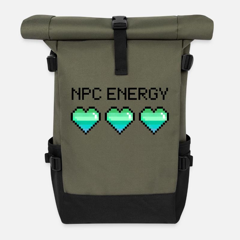 NPC Energy - Rolltop Rucksack - Olive/Schwarz