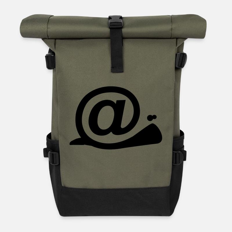 @ Esc rgot - Rolltop Rucksack - Olive/Schwarz