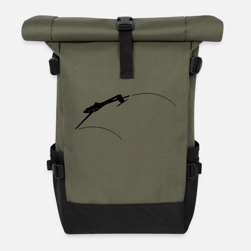 ASK 21 Kunstflug - Rolltop Rucksack - Olive/Schwarz