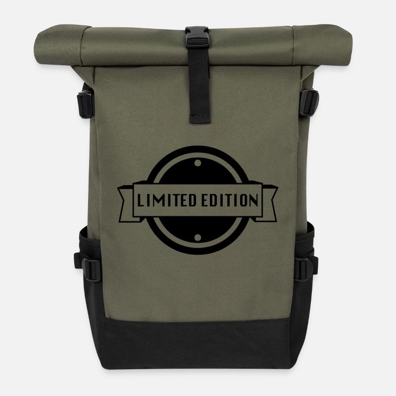 limited edition - Sac à dos roll top - olive/noir
