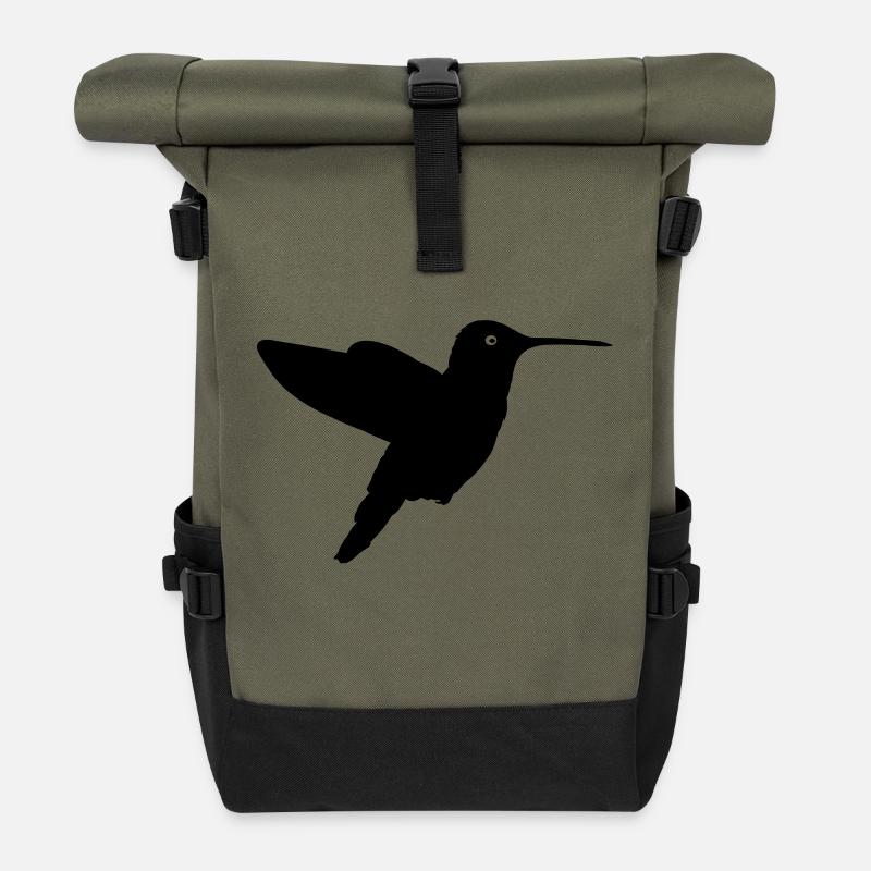 Kolibri - Rolltop Rucksack - Olive/Schwarz