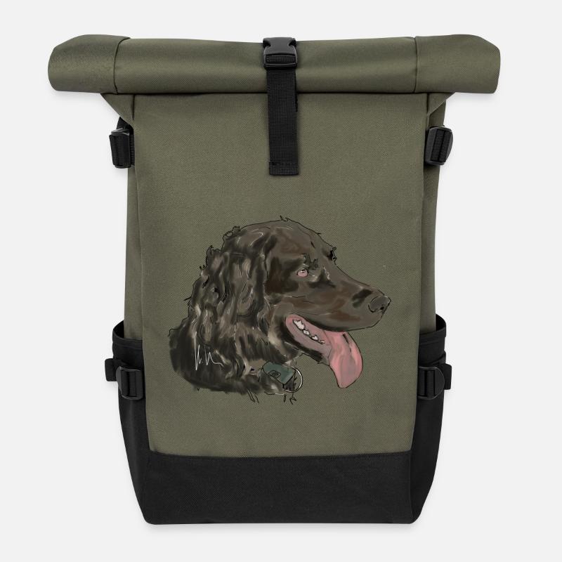Quaildog - Sac à dos roll top - olive/noir