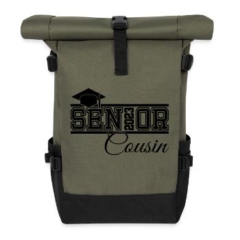 Senior 2023 Cousin Fier Cousin de Diplômé - Sac à dos roll top - olive/noir - Devant