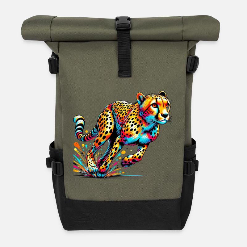 Gepard - Rolltop Rucksack - Olive/Schwarz