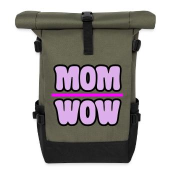 Mama - Rolltop Rucksack - Olive/Schwarz - Vorne