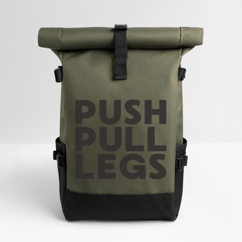 Push Pull Jambes Répéter Entraînementssplit Sac à dos roll top
