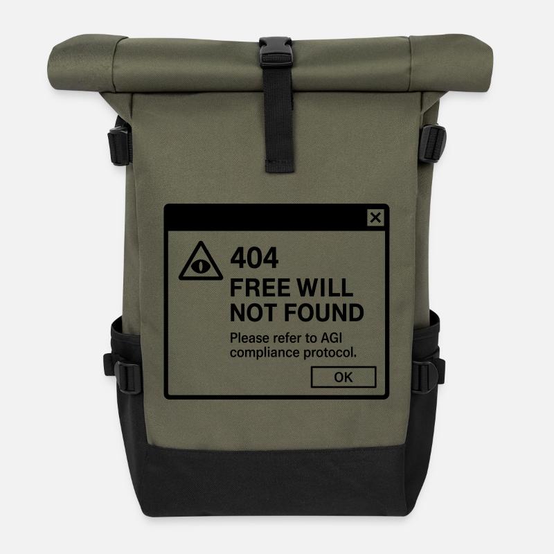 Agent of the Basilisk - Rolltop Rucksack - Olive/Schwarz