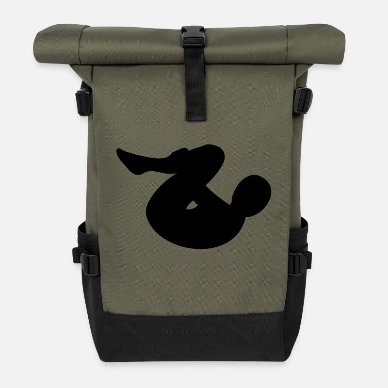 Salto - Rolltop Rucksack - Olive/Schwarz