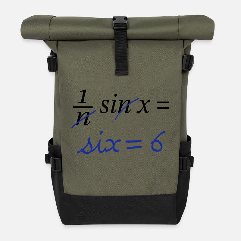 lough - Rolltop Rucksack - Olive/Schwarz
