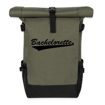 Bachelorette - Rolltop Rucksack - Olive/Schwarz - Vorne