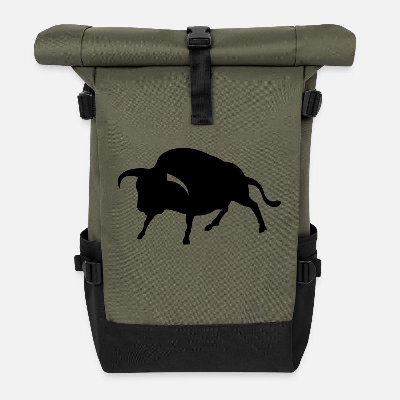 stier - Rolltop Rucksack - Olive/Schwarz