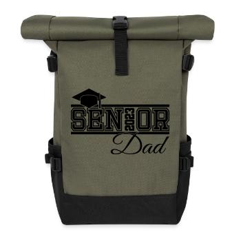 Senior 2023 Papa Fier Papa de Diplômé - Sac à dos roll top - olive/noir - Devant