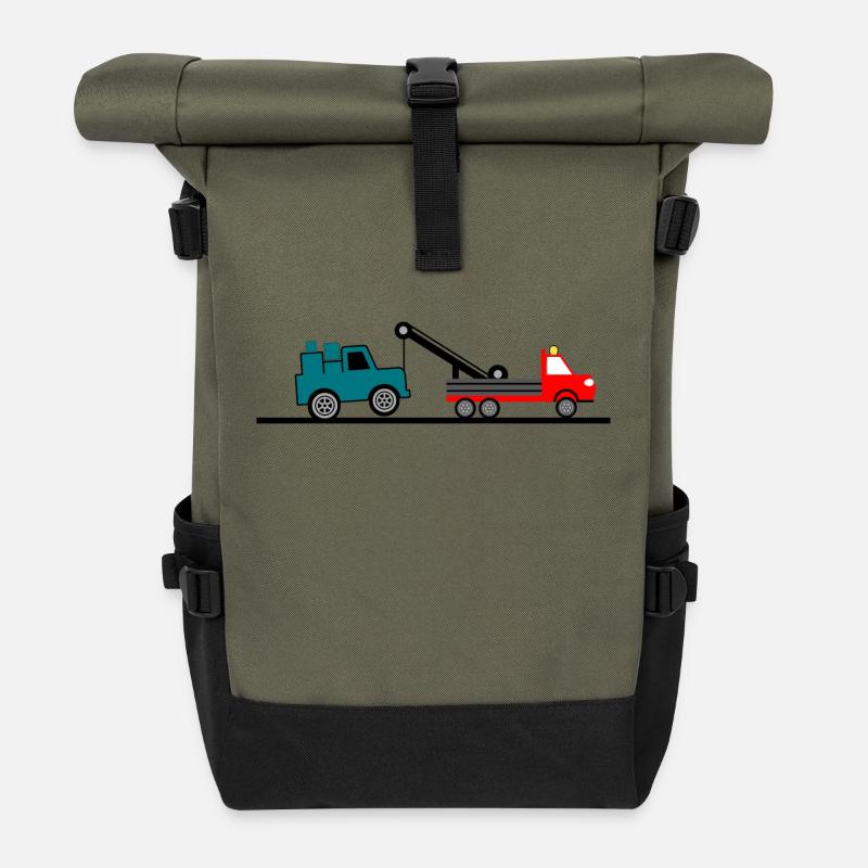 Truck - Rolltop Rucksack - Olive/Schwarz